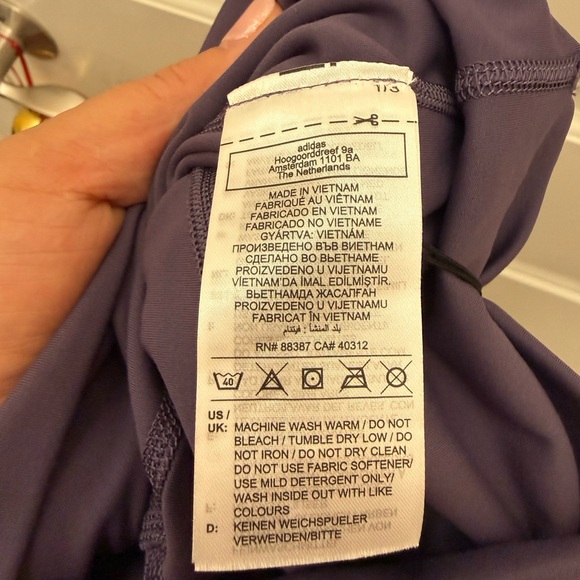 NWT adidas by Stella McCartney Truestrength Yoga 7/8 Leggings - Picture 9 of 10